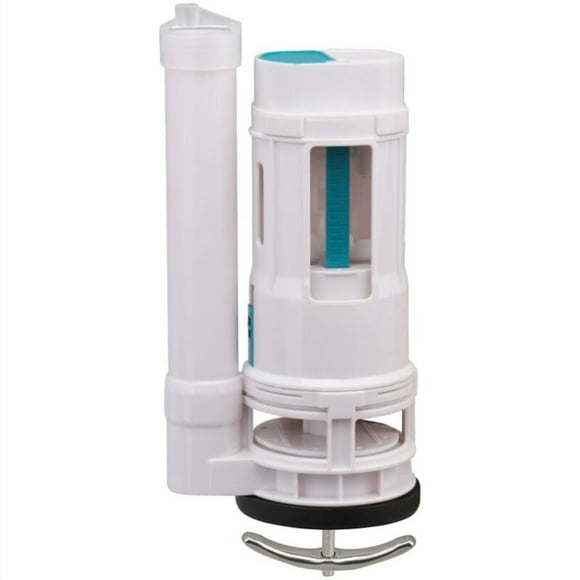 Flush Valve Replacement for One Piece Toilet, Dual Flush Ensures Water Efficiency, Easy Installation for Quick Fixes, Silicone Washer for Durability, Chrome Finish Adds Style to