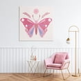 thumbnail image 3 of Stupell Industries Bohemian Folk Butterfly in Pink Canvas Art, 36 x 36, by Kim Allen, 3 of 8