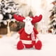 thumbnail image 4 of Puntoco Adornos navideños Muñecos de tela Papá Noel sentado Muñecos de nieve Adornos de escena de ventana Regalos de Navidad, 4 of 5