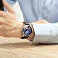 thumbnail image 2 of TEVISE T612 Reloj mecánico automático para hombres de negocios Pantalla de fase lunar Moda Casual Manecillas luminosas Correa de cuero Reloj de pulsera masculino resistente al agua, 2 of 8