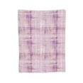 thumbnail image 2 of Watercolor Purple Textured Throw Blanket, Anti-Pilling Ultra-Soft Micro Fleece Cover Blanket for Bed Sofa, for All Seasons, 50"x40", 2 of 9