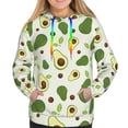 thumbnail image 4 of Hoodies for Women - green avocado Comfrt Colour Drawstring Women'S Fashion Hoodies & Sweatshirts, Fall Outfits Clothes for Women 2024 Pullover with Kangaroo Pocket, 4 of 7