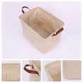 thumbnail image 2 of Unique Bargains Fabric Storage Cube Storage Bin Storage Basket Beige Square, 2 of 7