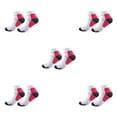 thumbnail image 2 of Wweixi 2piece Relieve Foot Fatigue Compression Socks For Greater Comfortable To Wear Ankles Socks rose red S/M 5Set, 2 of 6