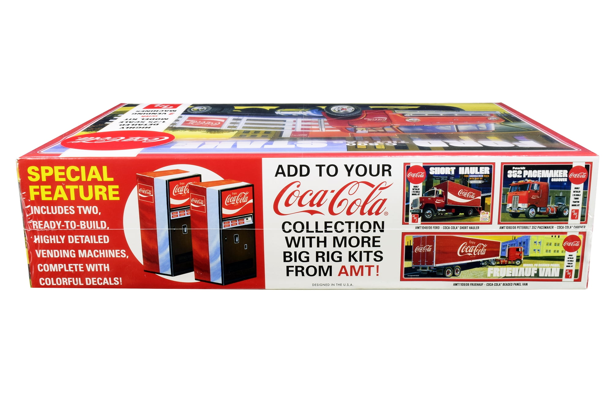 AMT Ford C600 Stake Bed w/Coca-Cola Machine 1/25 Scale Model Kit 