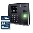 thumbnail image 1 of BioNet Reloj checador biométrico serie A, más licencia Corporativa, asistencia de tiempos de 25 empleados por huella digital, máquina para fichar, marcar tarjeta, control de asistencia, 1 of 7