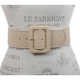 thumbnail image 2 of Women's 2 1/4" Wide High Waist Stitch Rectangular Leather Belt, 2 of 3