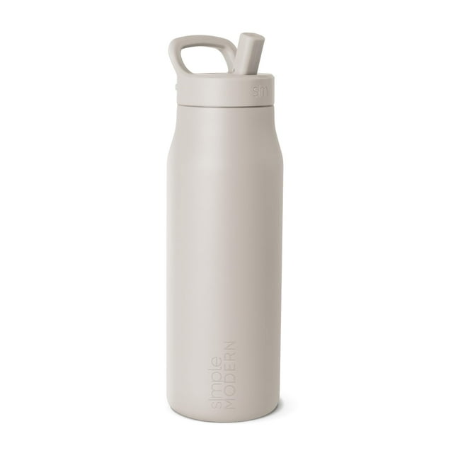 Botella de agua Simple Modern Mesa Signature 1L Almond Birch