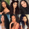 thumbnail image 2 of Hair Bundles WuvusNM Water Wave, 100% brasileño, Remy, 50 cm, 3 paquetes, 2 of 7