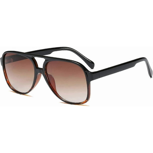 Classic Vintage Aviator Sunglasses for Women Men Large Frame Retro 70s Sunglasses