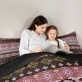 thumbnail image 6 of Feelyou Hippie Triangle Aztec Bedding Comforter Set, Boho Rustic Farmhouse Twin Comforter Sets, Mandala Western Fashion Reversible Bedding Set, Lightweight Room Decor, 2 Pieces, 6 of 9