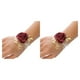 thumbnail image 4 of Ramillete de muñeca nupcial Qarigey color vino rojo 7*7, 4 of 6