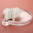 thumbnail image 2 of Labymos 17 Keys Crystal Kalimba African Thumb Transparent Finger Piano Acrylic Kalimba Portable Musical Instrument, 2 of 8