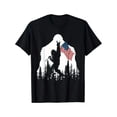 thumbnail image 2 of Camiseta con bandera estadounidense de Sasquatch Believers, divertida camiseta familiar a juego para fiestas de Navidad, ideal para papá, mamá, hermana, hermano, amigo, informal, de alta calidad, para, 2 of 7