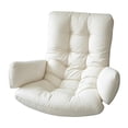 thumbnail image 1 of Cojín para silla colgante bohemia, cojín para muebles de patio, para exteriores e interiores. Blanco, 1 of 8