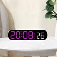 thumbnail image 4 of Reloj digital, despertador de escritorio, portátil, pantalla de 12/24 horas, reloj electrónico, despertador digital para niños, adultos y adolescentes, 4 of 7