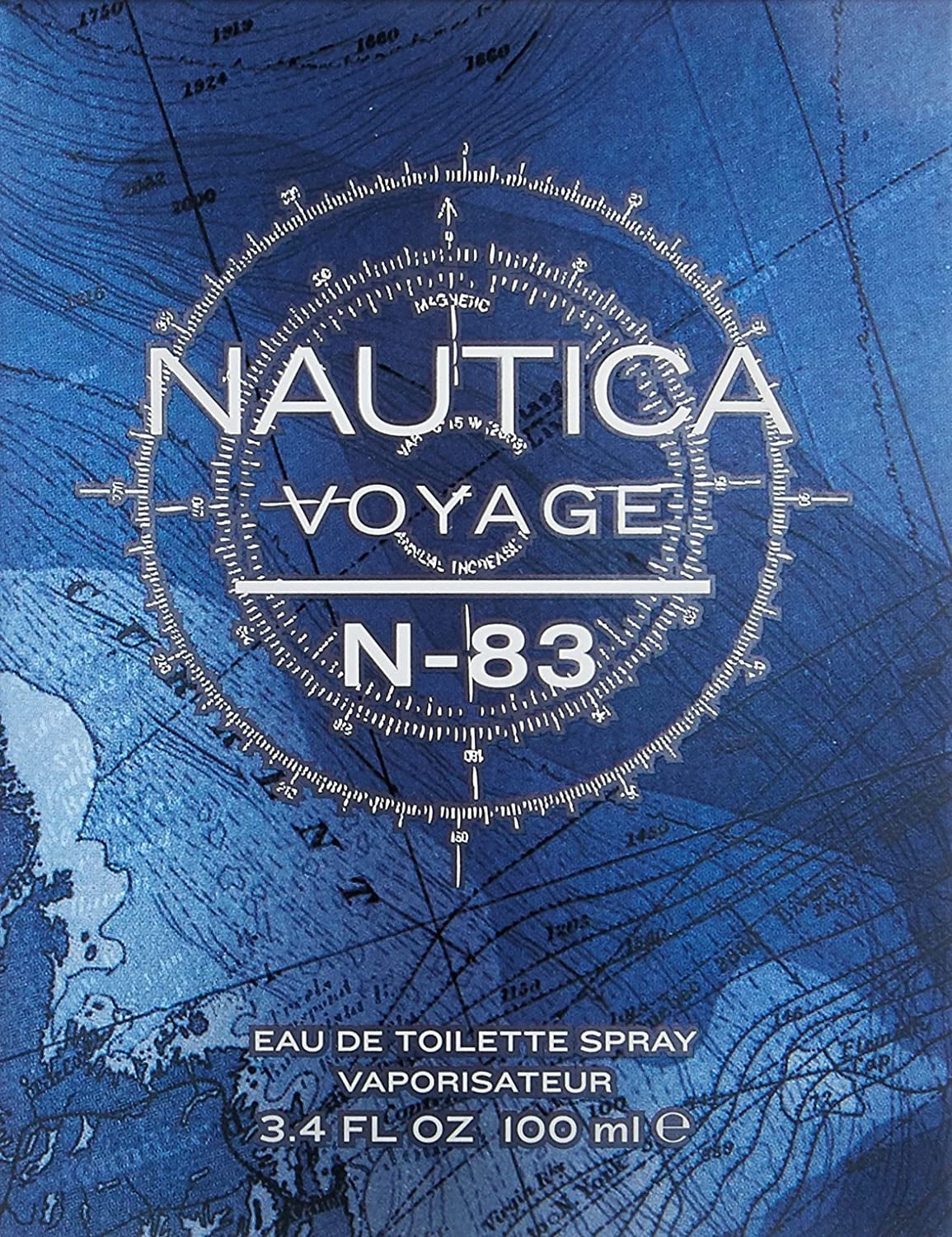 Nautica (Fragrances) Voyage N-83 100ml Edt Spray for Men, 100 Milliliters :  : Beauty & Personal Care
