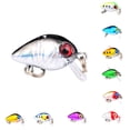thumbnail image 3 of Hard Crankbaits Lifelike Fishing Lures Swimbait Small Fat Simulation Saltwater Hooks Bait,Color 9, 3 of 9