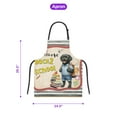 thumbnail image 5 of Welcome Labrador Retriever Back to School Vintage Retro Apron Lab Dog Lover Gifts for Cooking Grilling Baking Painting Gardening - 02012, 5 of 5