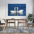 thumbnail image 5 of Blue Water White Swan Couple Poster Decorative Painting Canvas Wall Art Living Room Posters Bedroom Painting,Unframe-style,16x24inch(40x60cm), 5 of 8