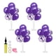 thumbnail image 1 of Set de soportes para globos ZJDHPTY morado para decoración de fiestas, 1 of 8