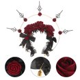 thumbnail image 3 of Diadema gótica con corona de Halo para adultos y mujeres, banda para el pelo para Cosplay, banda para el pelo para fiesta de Halloween, 3 of 6
