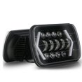 thumbnail image 1 of Luz cuadrada Jeep Wrangler 7 pulgadas faro flecha 5x7, 1 of 9