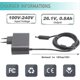 thumbnail image 2 of Chargeur Pour Dyson V6 V7 V8 Dc58 Dc59 Dc61 Dc62 Sv03 Sv04 Sv05 Sv06 Sv07, Aspirateur Ac Adaptateurs Pour Dyson 205720-02 Pour Dyson Aspirateur Access, 2 of 5