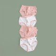 thumbnail image 4 of ZACPNCV Little Boys Cartoon Underwear Briefs Cartoon Pattern Multipacks Briefs Kids Toddler Pack of 4 Breathable Girls Briefs Pink 3-4 Years, 4 of 4
