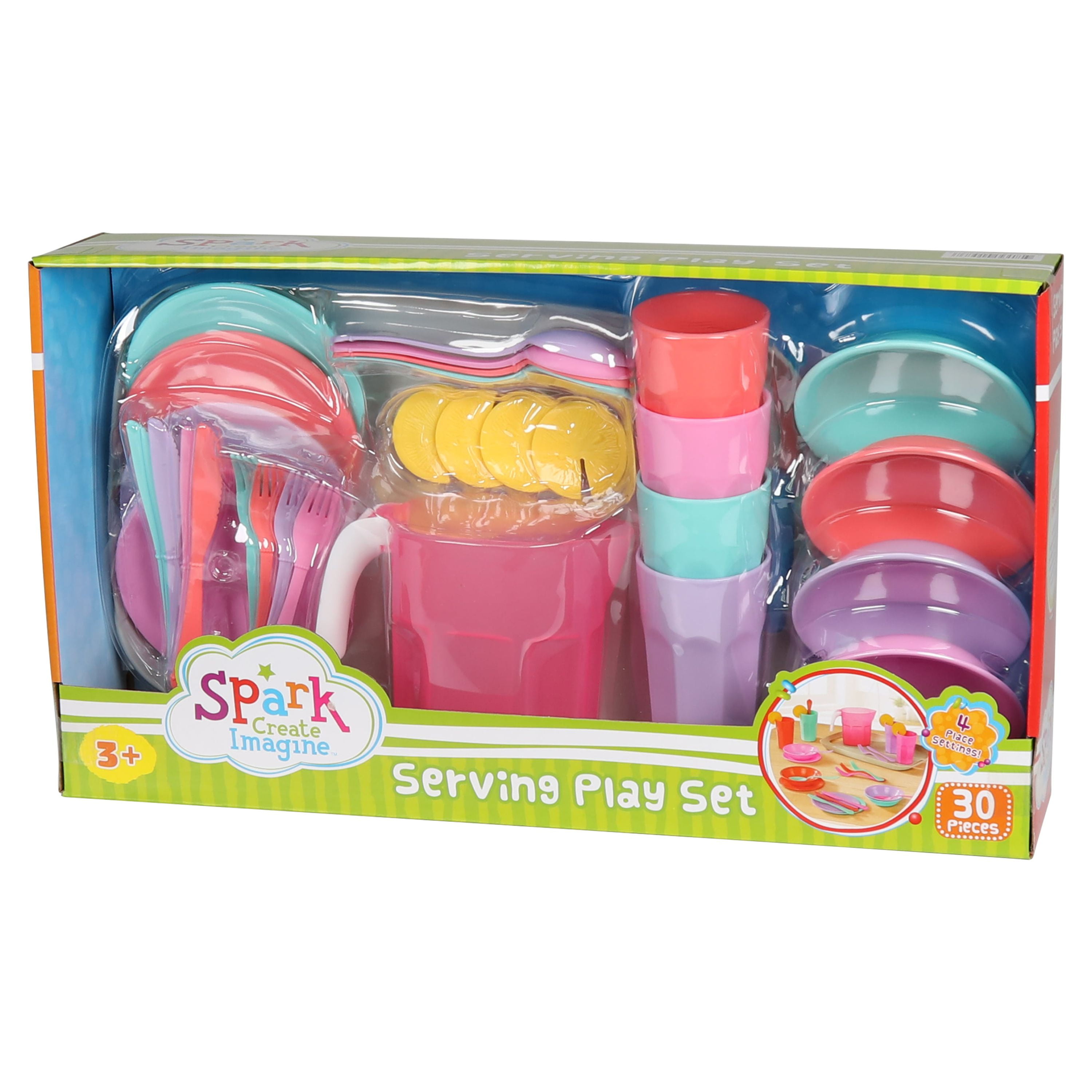 Spark Create Imagine Serving Play Set - 30 Pieces -Age 3+- generic color