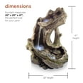 thumbnail image 5 of Alpine Corporation 41" Rainforest Waterfall Fountain, LED Lights, 5 of 12