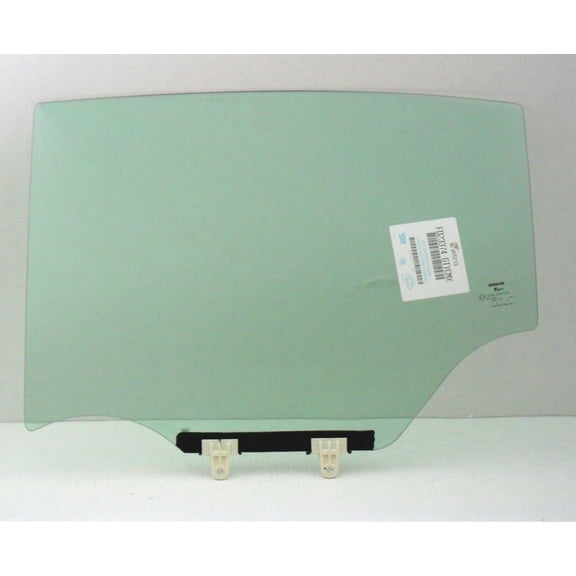 Driver Left Side Rear Door Window Door Glass Compatible with Nissan Sentra 4 Door Sedan 2007-2012 Models