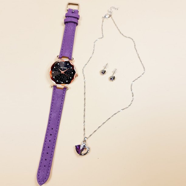 Conjunto de collar de reloj para mujer Reloj de collar para mujer Reloj de moda exquisito Wmkox8yi sjalhkljlk6028