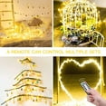 thumbnail image 3 of 10m x 100 LED String Lights, Battery Operated, Warm White, with Remote Control, Twinkle LED Lights for Camping, Bedroom, Backyard, Weddings, Trees, etc., 3 of 5