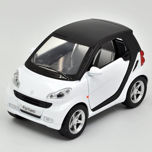 1/32 suitable for Mercedes Benz Smart die-casting metal alloy models car sound and light pull-back series children's toy gifts