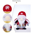 thumbnail image 4 of Naiovety Muñeco de Navidad Festival temático Atmósferas Navidad Decoración sin rostro Sofá Escaparate Adorno de Año Nuevo Juguete para niños Kits de decoración para fiestas Masculino Naiovety HA069297-01, 4 of 6