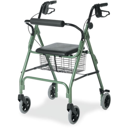 Guardian Economy Rollators Blue, 6", 1 Count
