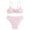 X008-Pink, variant on Girls Bathing Suit Teen Girls 2 Pieces Bikini with Chest Pad Swimwear Girls Sport Swimming Suit for 7-14 Years