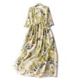 thumbnail image 3 of Casual Womens Tops Round Neck Drawstring Skirt, 3 of 5