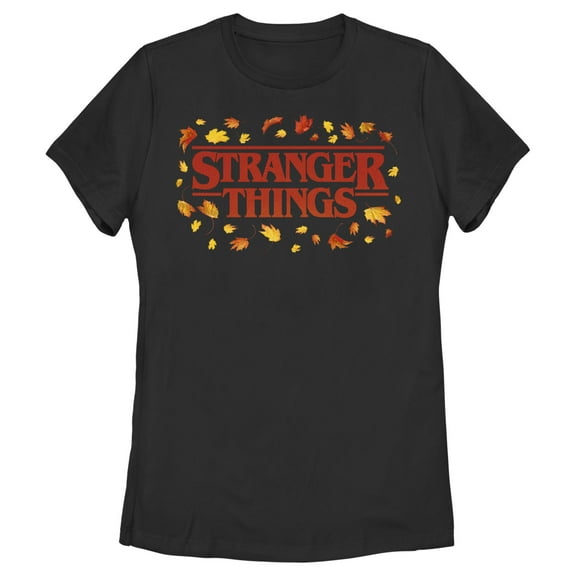 Netflix Women's Stranger Things Autumn Logo Graphic T-Shirt