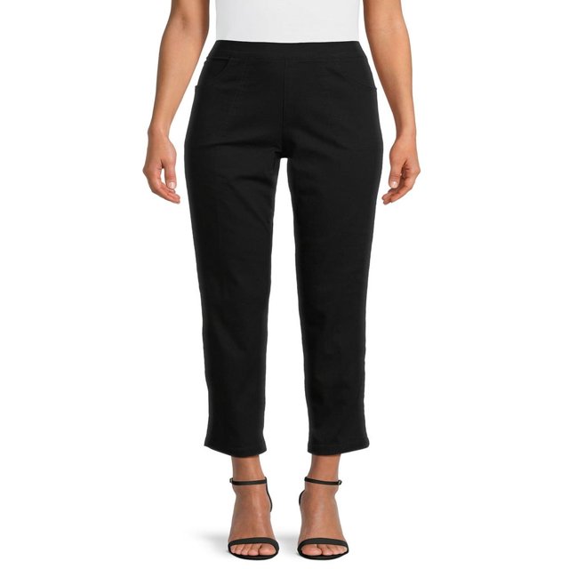 CHOK Women‘s Stretch Pull On Pants with Pockets 29” Inseam for Regular Sizes XS-XXL