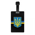 thumbnail image 1 of Custom Special Forces Of Ukraine Luggage Tag With Name Card Alpha Group Privacy Cover ID Label for Travel Bag Suitcase, 1 of 1