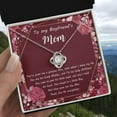 thumbnail image 5 of To My Boyfriend's Mom - Love Knot Necklace - Message Card & Gift Box, 5 of 5