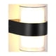 thumbnail image 1 of Aplique de pared exterior LED IP65, iluminación exterior impermeable, lámpara de aluminio acrílico de 10 W, adecuada para patio, jardín, terraza, pasillo, paso, cuadrado (redonda, blanca), 1 of 5