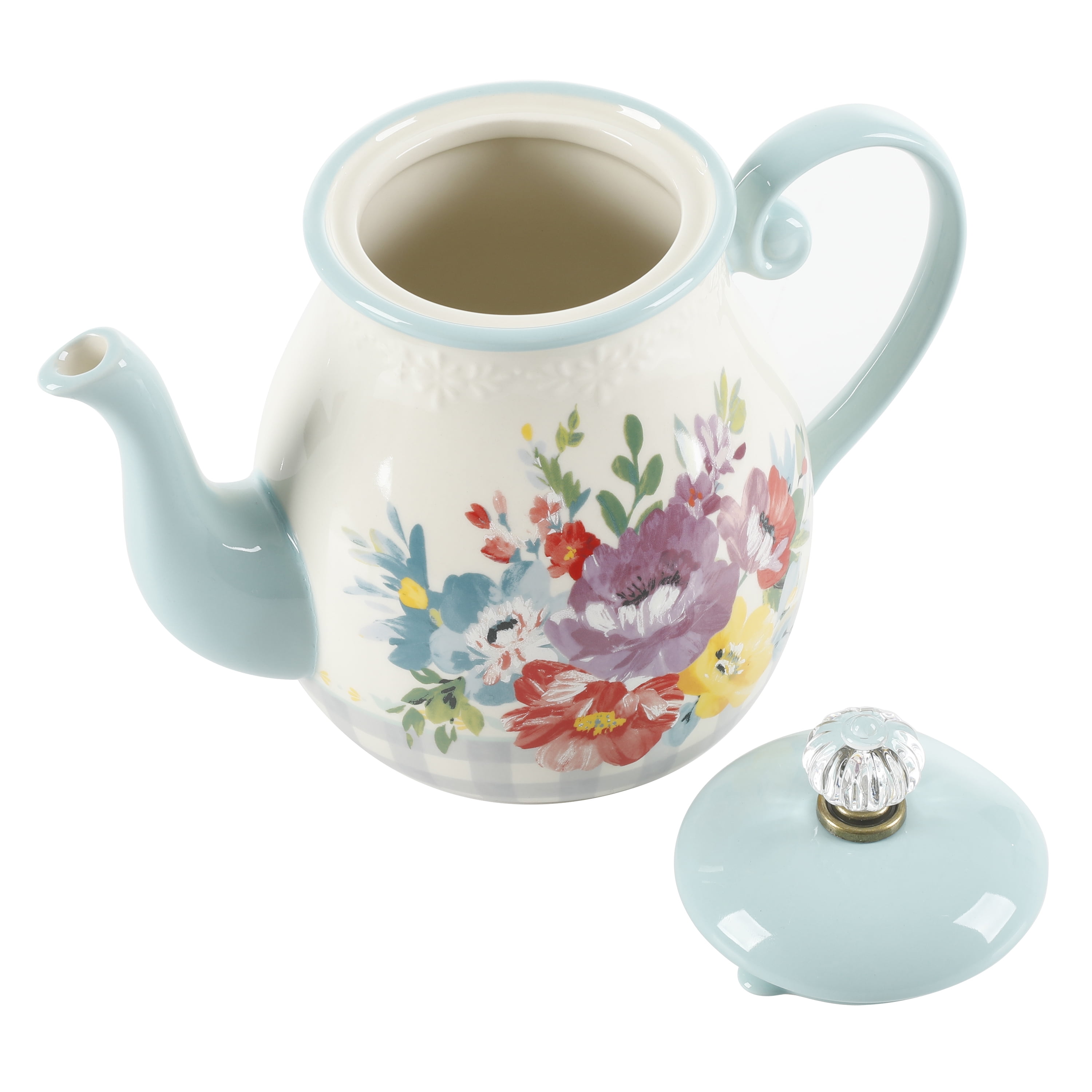 The Pioneer Woman Sweet Romance Stainless Steel Whistling Tea