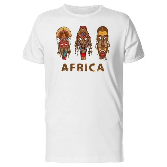 Set Of Africa Mask T-Shirt Men -Image by Shutterstock, Male x-Large
