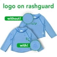 thumbnail image 5 of Iplay Long Sleeve Rashguard Top, Swim Shirt or Sun Shirt for Best Sun Protection Rash Guard UPF 50+ Solid Color T-Shirt for Baby Boys Blue - for Babies and Infants 18 Months, 5 of 5