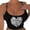 Black, variant on Women's Camisole Tank Top Fitness Yoga Pad Sportswear Vests Push Up Running Undershirts,Black,M