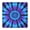 Blue Purple Tie, variant on Colorful Paint Burst Pattern Square Fitted Tablecloth with Elastic Edge,Square Table Cover,Washable Elastic Table Cover for Home Kitchen Party Decor 34"x34"