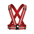 thumbnail image 2 of Jinswick Adjustable Safety Security High Visibility Reflective Vest Elastic Strap Jacket,Red, 2 of 8